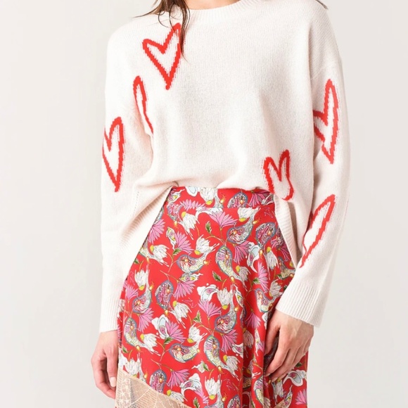 Zadig & Voltaire "Markus Markus" Intarsia Cashmere Sweater WMNS L NWOT - Picture 16 of 16